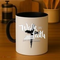 Walk By Faith Not By Sight Coffee Mug thumb 4