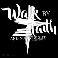 Walk By Faith Not By Sight Ladies PosiCharge Competitor Racerback Tank thumb 2