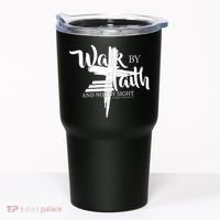 Walk By Faith Not By Sight Tumbler thumb 0