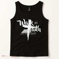 Walk By Faith Not By Sight Tank Top thumb 2