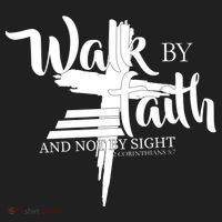Walk By Faith Not By Sight Golf Towel thumb 3
