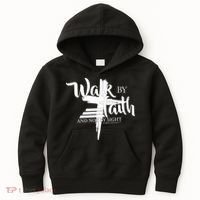 Walk By Faith Not By Sight Kids Hoodie thumb 0