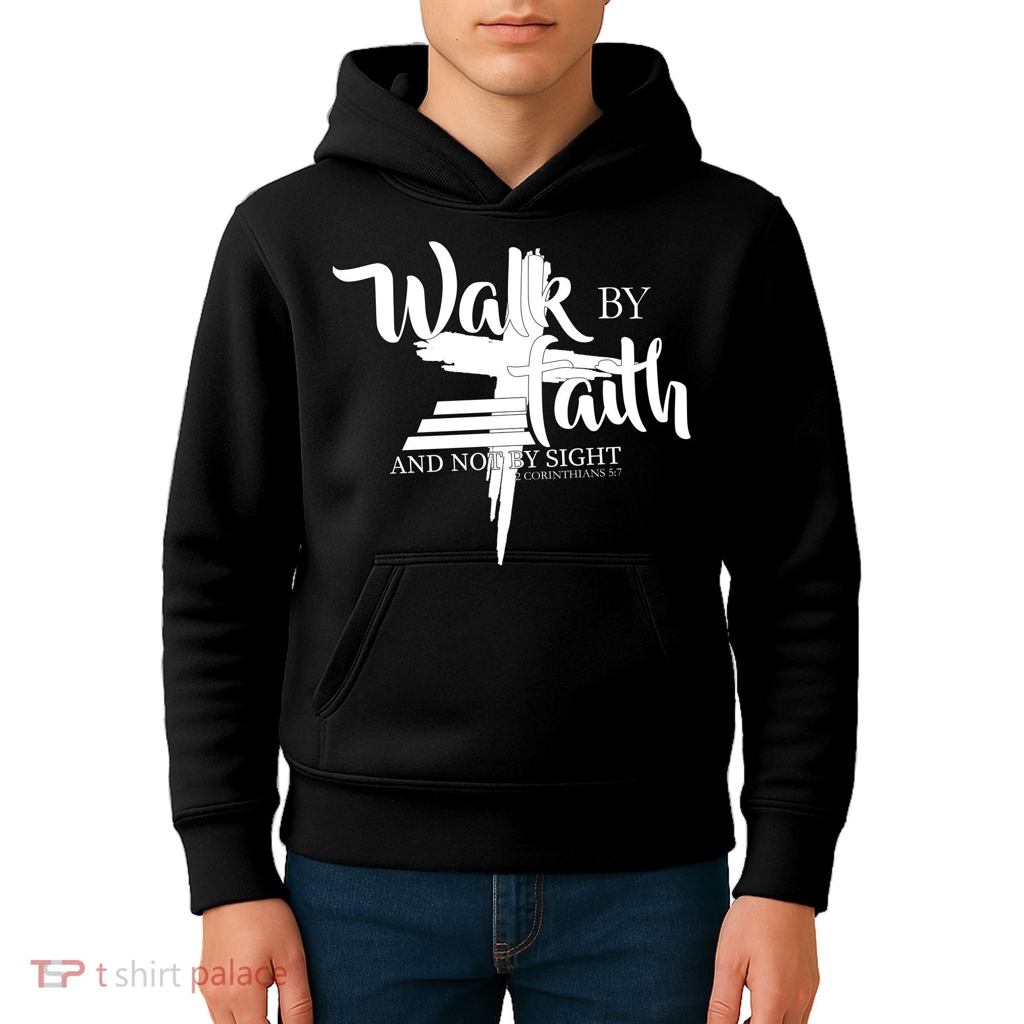 Walk By Faith Not By Sight Kids Hoodie