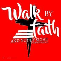 Walk By Faith Not By Sight Santa Hat thumb 1