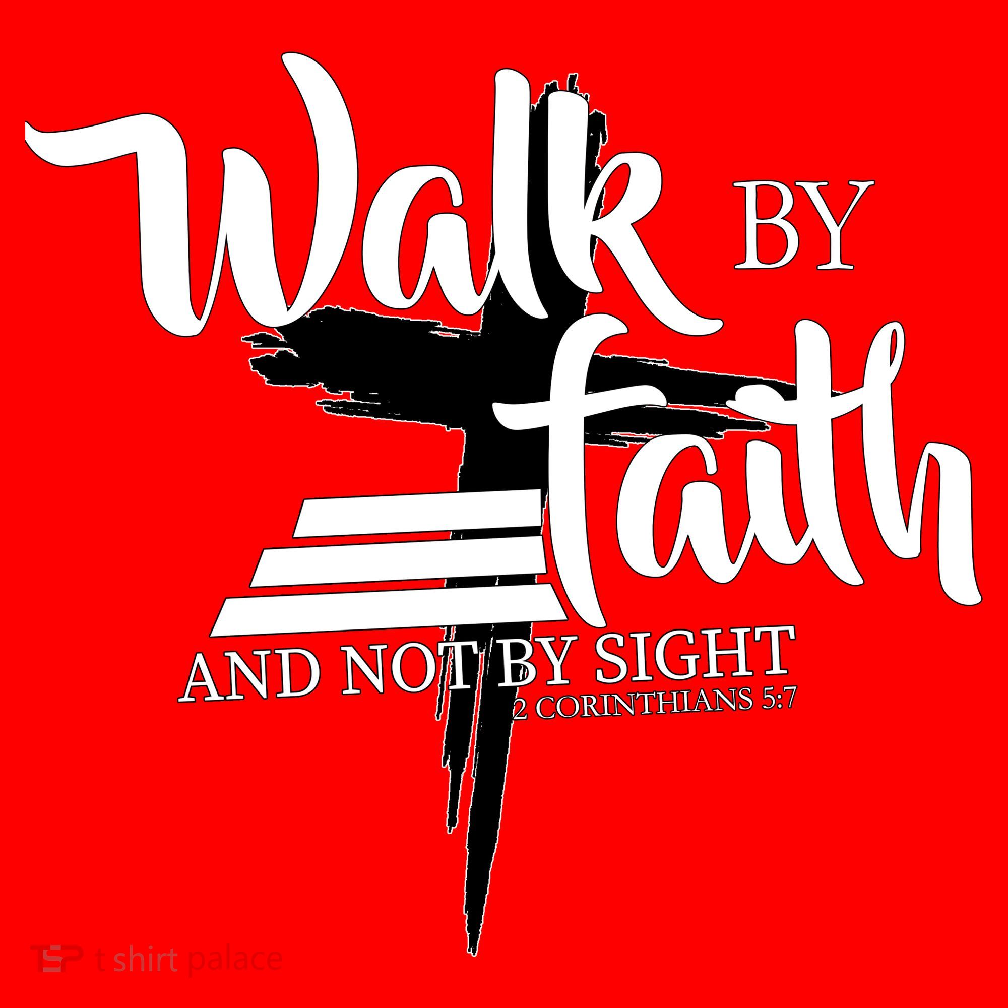 Walk By Faith Not By Sight Santa Hat