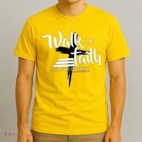 Walk By Faith Not By Sight T-Shirt thumb 3