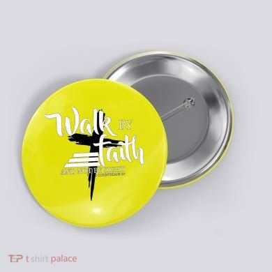 Walk By Faith Not By Sight Button