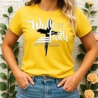 Walk By Faith Not By Sight Women's T-Shirt thumb 2