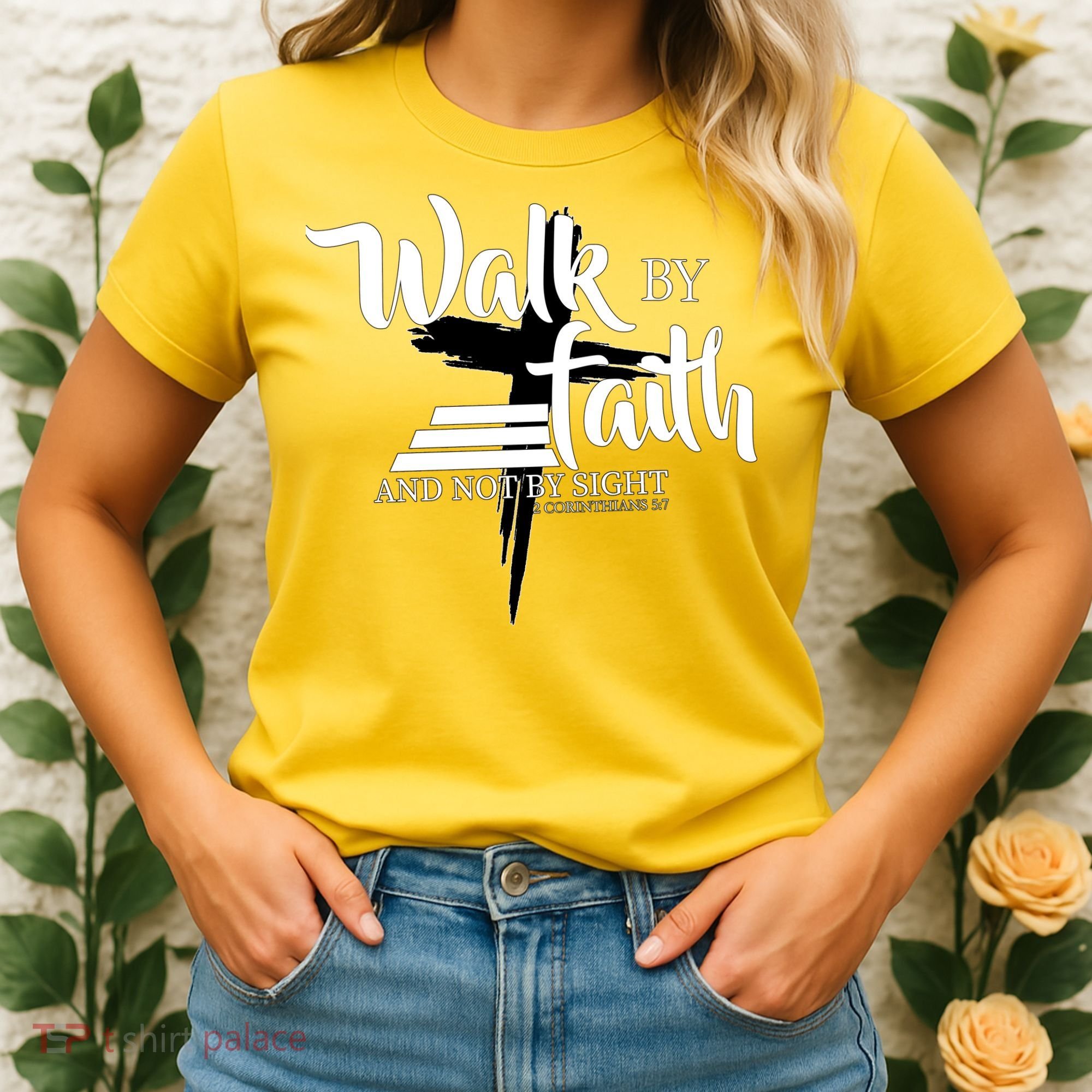 Walk By Faith Not By Sight Women's T-Shirt