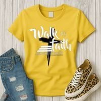 Walk By Faith Not By Sight Women's T-Shirt thumb 3