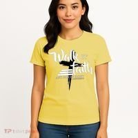 Walk By Faith Not By Sight Women's T-Shirt thumb 4