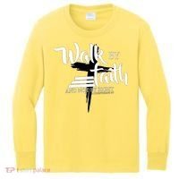 Walk By Faith Not By Sight Kids Long Sleeve Shirt thumb 0