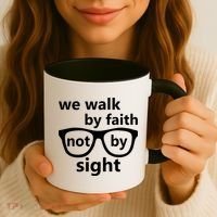 Walk By Faith Not By Sight Christian Coffee Mug thumb 3
