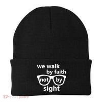 Walk By Faith Not By Sight Christian Beanie thumb 0