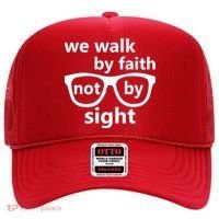 Walk By Faith Not By Sight Christian Hat thumb 0