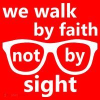 Walk By Faith Not By Sight Christian Women's T-Shirt thumb 6