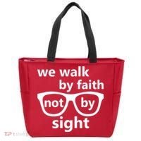 Walk By Faith Not By Sight Christian Tote Bag thumb 0