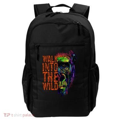 Walk Into The Wild Colorful Gorilla Backpack