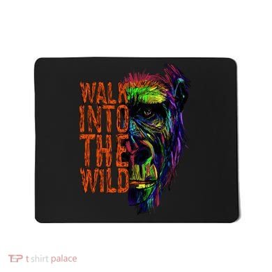 Walk Into The Wild Colorful Gorilla Mousepad