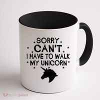 Walk My Unicorn  Coffee Mug thumb 1