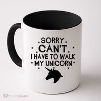 Walk My Unicorn  Coffee Mug thumb 0