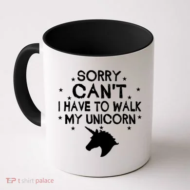 Walk My Unicorn Coffee Mug