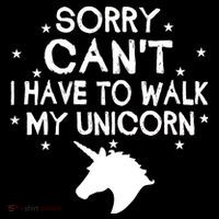 Walk My Unicorn  Ornament thumb 1