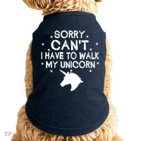 Walk My Unicorn  Doggie Tank thumb 0