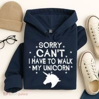 Walk My Unicorn  Hoodie thumb 4