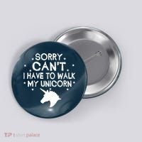 Walk My Unicorn  Button thumb 0