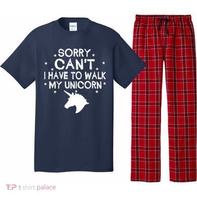 Walk My Unicorn  Pajama Set
