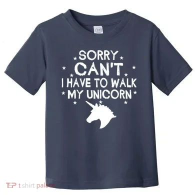 Walk My Unicorn Toddler T-Shirt