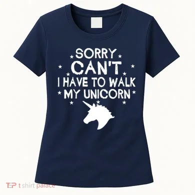 Walk My Unicorn  Women's T-Shirt