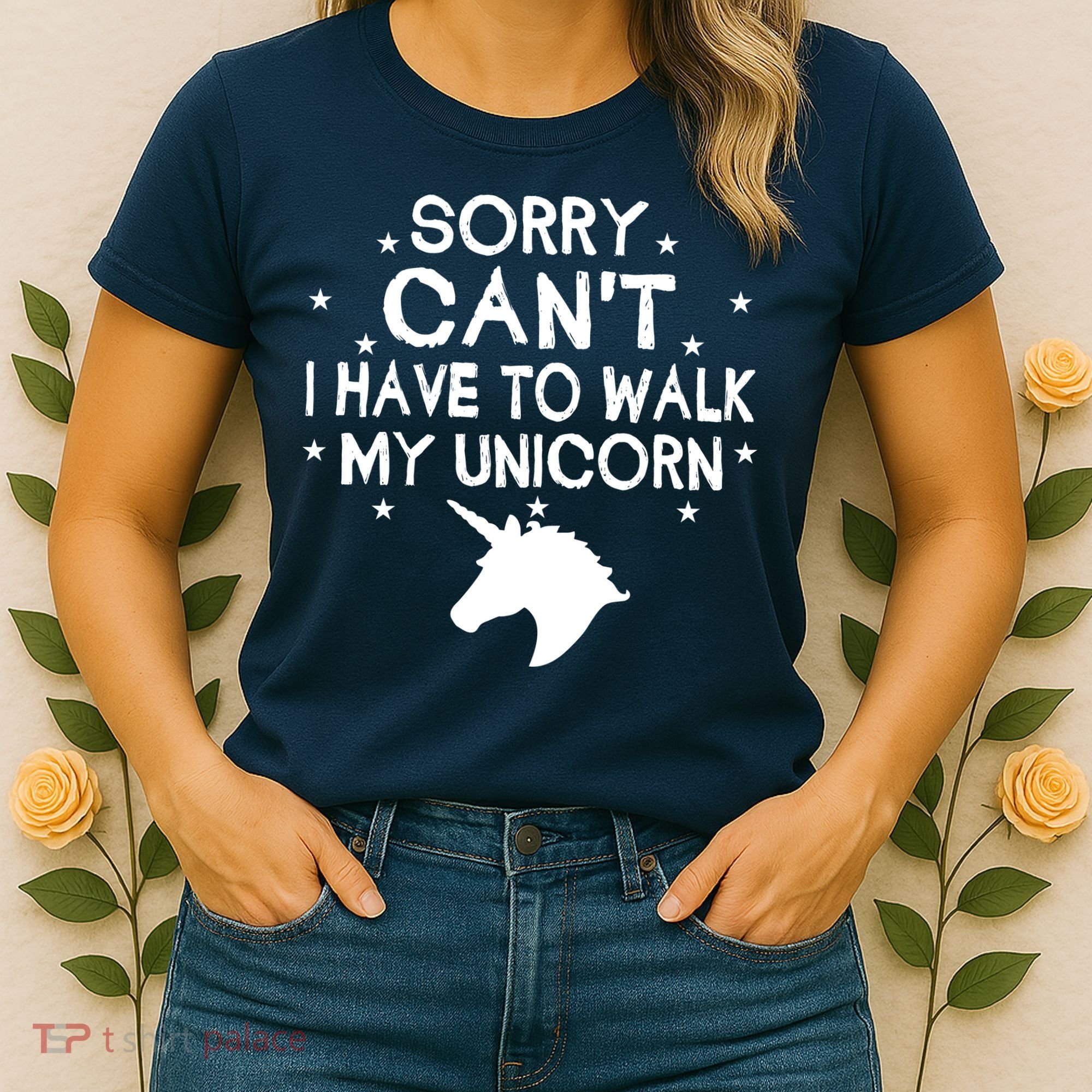 Walk My Unicorn  Women's T-Shirt