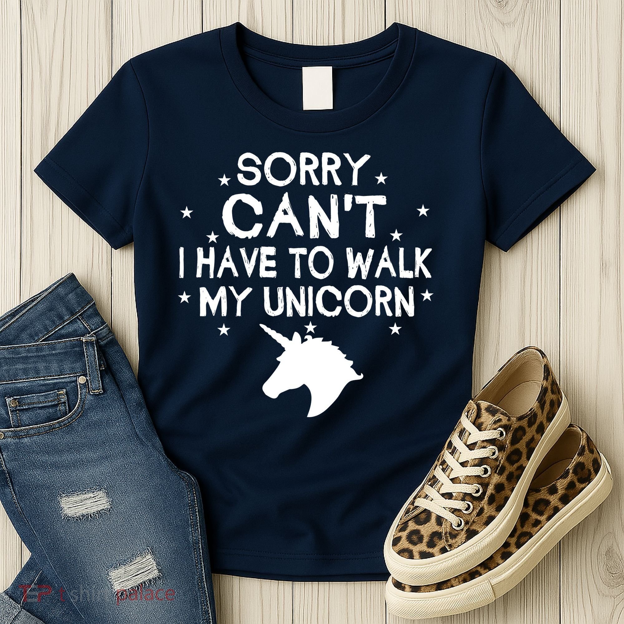 Walk My Unicorn  Women's T-Shirt