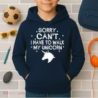 Walk My Unicorn  Kids Hoodie thumb 2