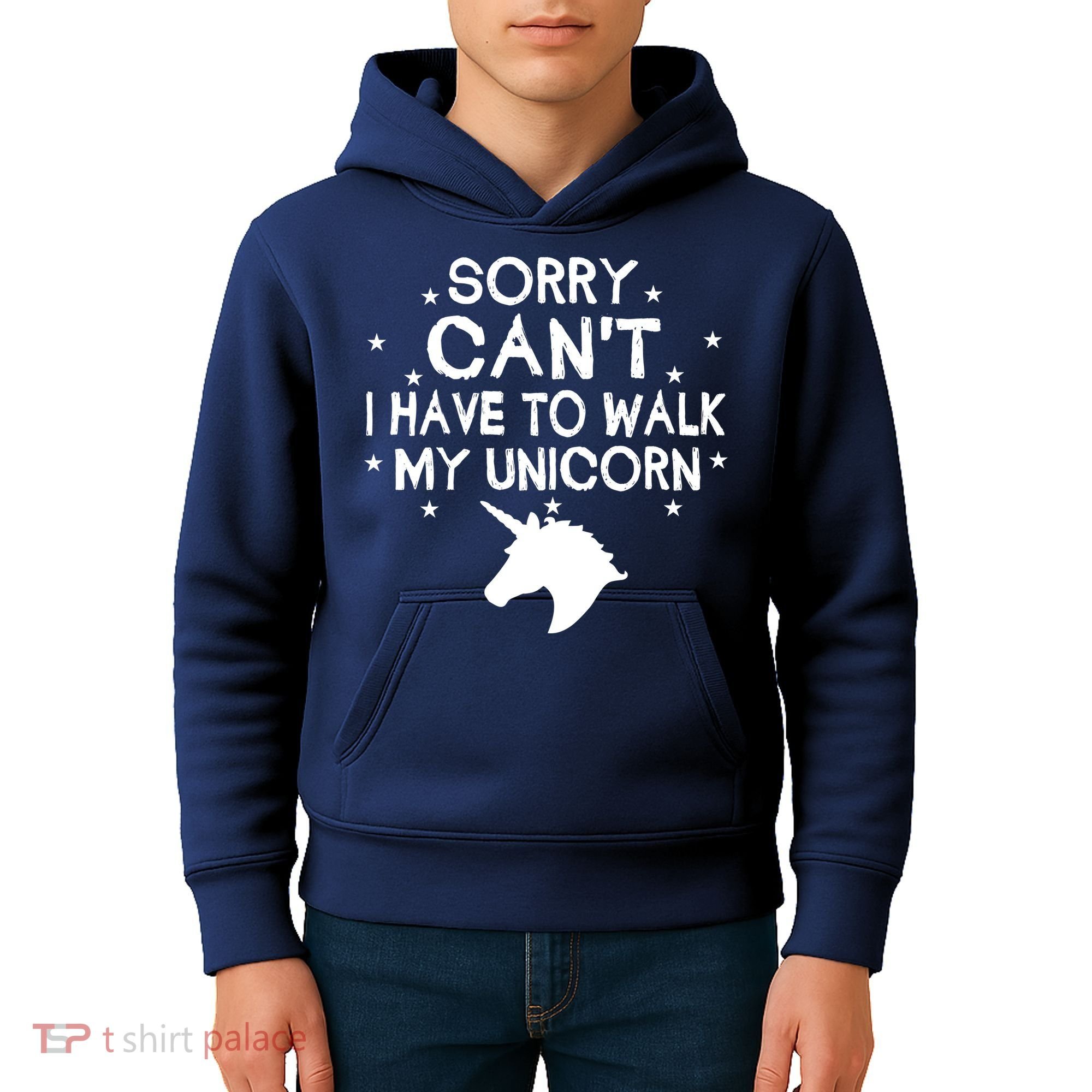 Walk My Unicorn  Kids Hoodie