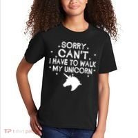 Walk My Unicorn  Kids T-Shirt thumb 2