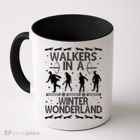 Walkers In A Winter Wonderland Coffee Mug thumb 0