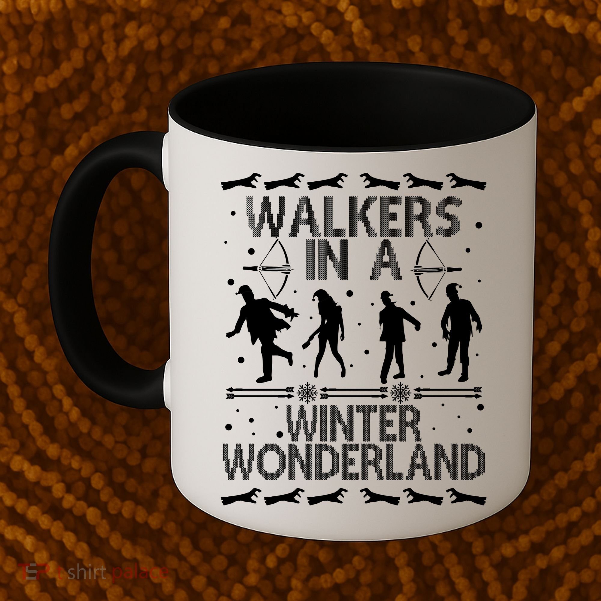 Walkers In A Winter Wonderland Coffee Mug