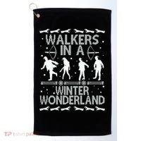 Walkers In A Winter Wonderland Golf Towel thumb 0