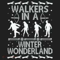 Walkers In A Winter Wonderland Golf Towel thumb 3