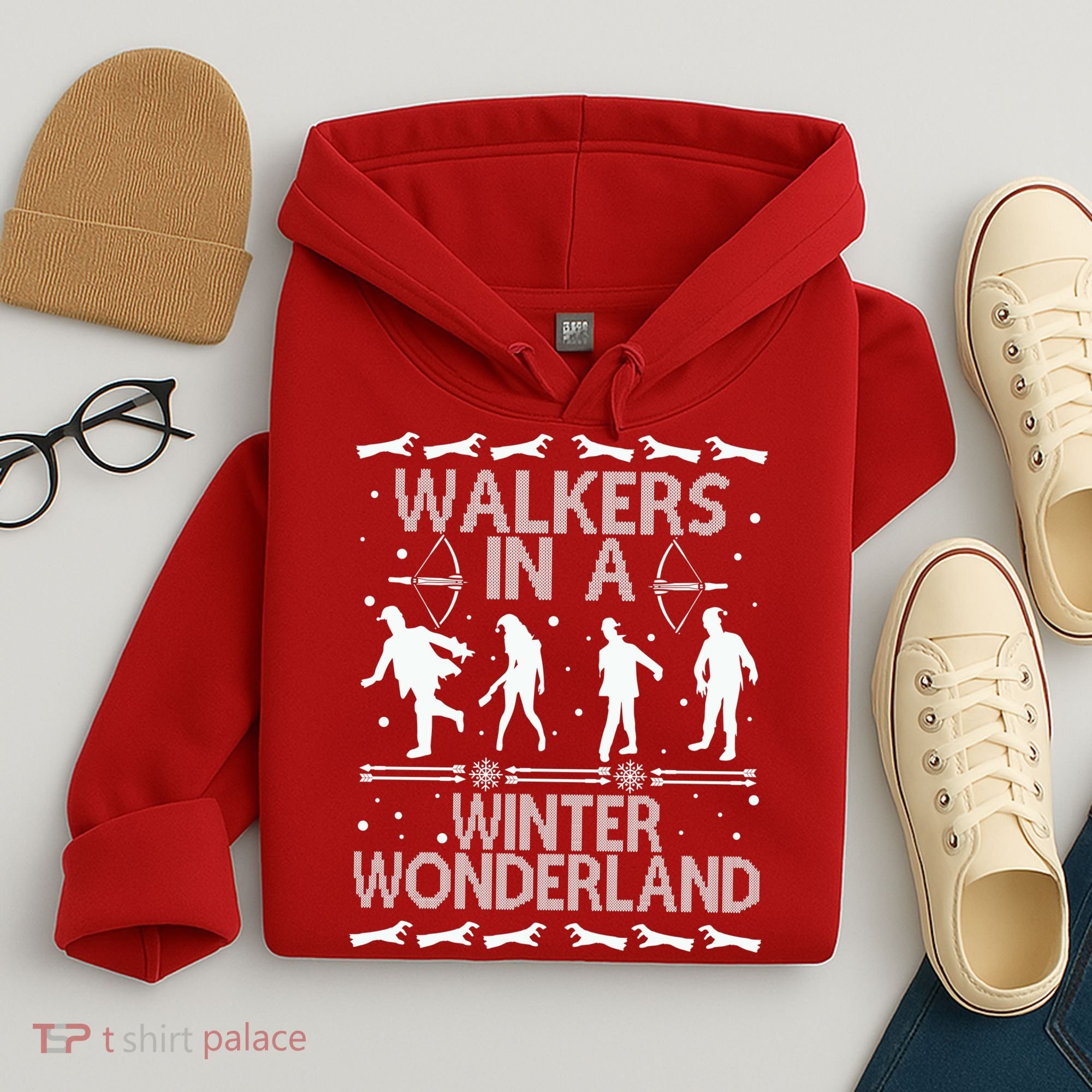 Walkers In A Winter Wonderland Hoodie