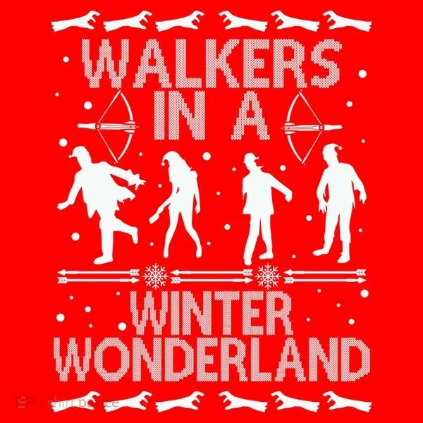 Walkers In A Winter Wonderland Hoodie