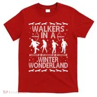 Walkers In A Winter Wonderland T-Shirt thumb 0