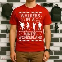 Walkers In A Winter Wonderland T-Shirt thumb 6