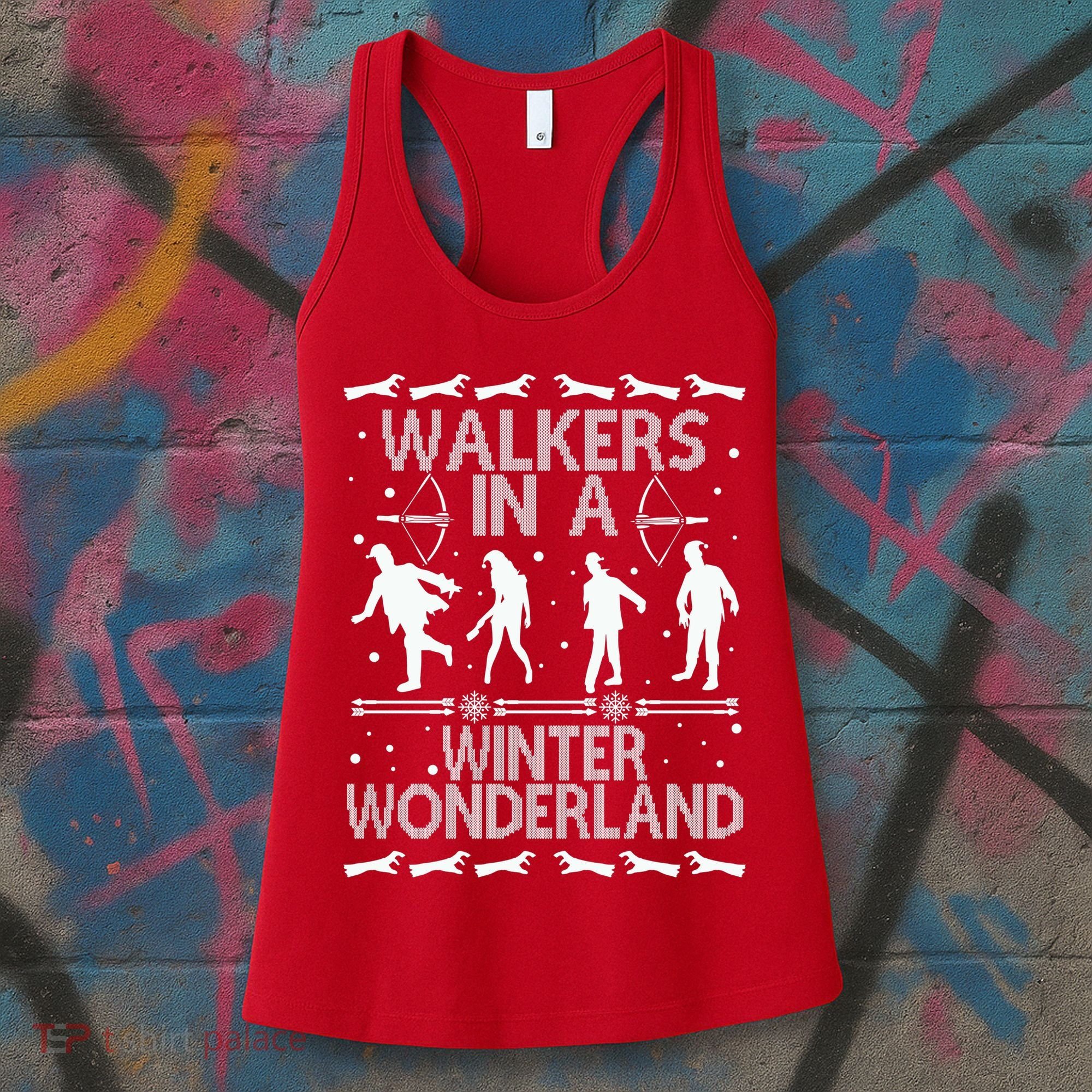 Walkers In A Winter Wonderland Women's Tank Top