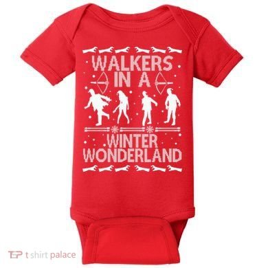 Walkers In A Winter Wonderland Baby Bodysuit