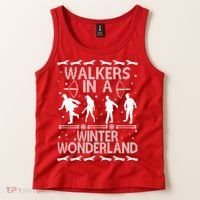 Walkers In A Winter Wonderland Tank Top thumb 2