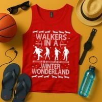 Walkers In A Winter Wonderland Tank Top thumb 4